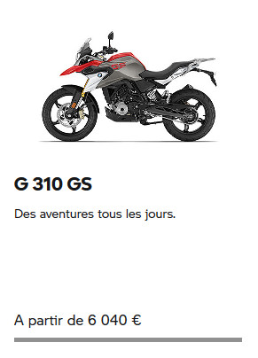 F 310 GS BMW