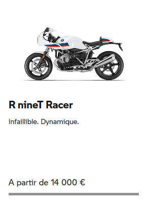 R nineT Racer BMW