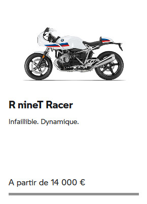 R nineT Racer BMW