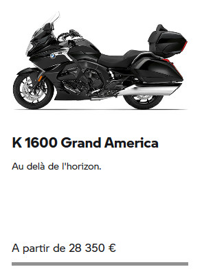 K 1600 GRAND AMERICA BMW